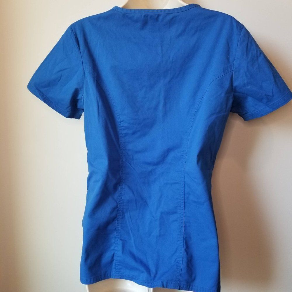 Cherokee Mock Wrap Scrub Top - Picture 5 of 6